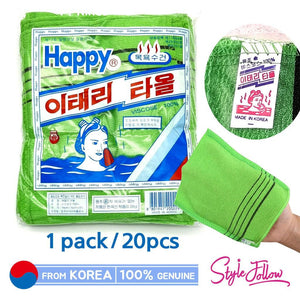 20pcs❤️Korean Italy Exfoliating Body- Scrub Towel (1 pack / 20pcs) | Just US$6.67! Shop now at StyleFollow