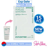 15pcs/15ml❤️[INNISFREE] UV Active Poreless Sunscreen 1ml (Sample Sachet)(SPF50+/PA++++) | Just US$3.78! Shop now at StyleFollow