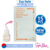 15pcs/15ml❤️[INNISFREE] Vitamin C Green Tea Enzyme Brightening Serum 1ml (Sample Sachet) | Just US$2.34! Shop now at StyleFollow