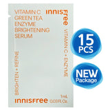 15pcs/15ml❤️[INNISFREE] Vitamin C Green Tea Enzyme Brightening Serum 1ml (Sample Sachet) | Just US$2.34! Shop now at StyleFollow