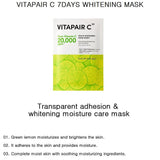 3pcs❤️[NATURE REPUBLIC] Vitapair C 7days Whitening Mask Sheet | Just US$7.89! Shop now at StyleFollow