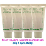 4pcs/120g❤️[INNISFREE] Green Tea Amino Hydrating Cleansing Foam 30g (Sample) | Just US$6.21! Shop now at StyleFollow