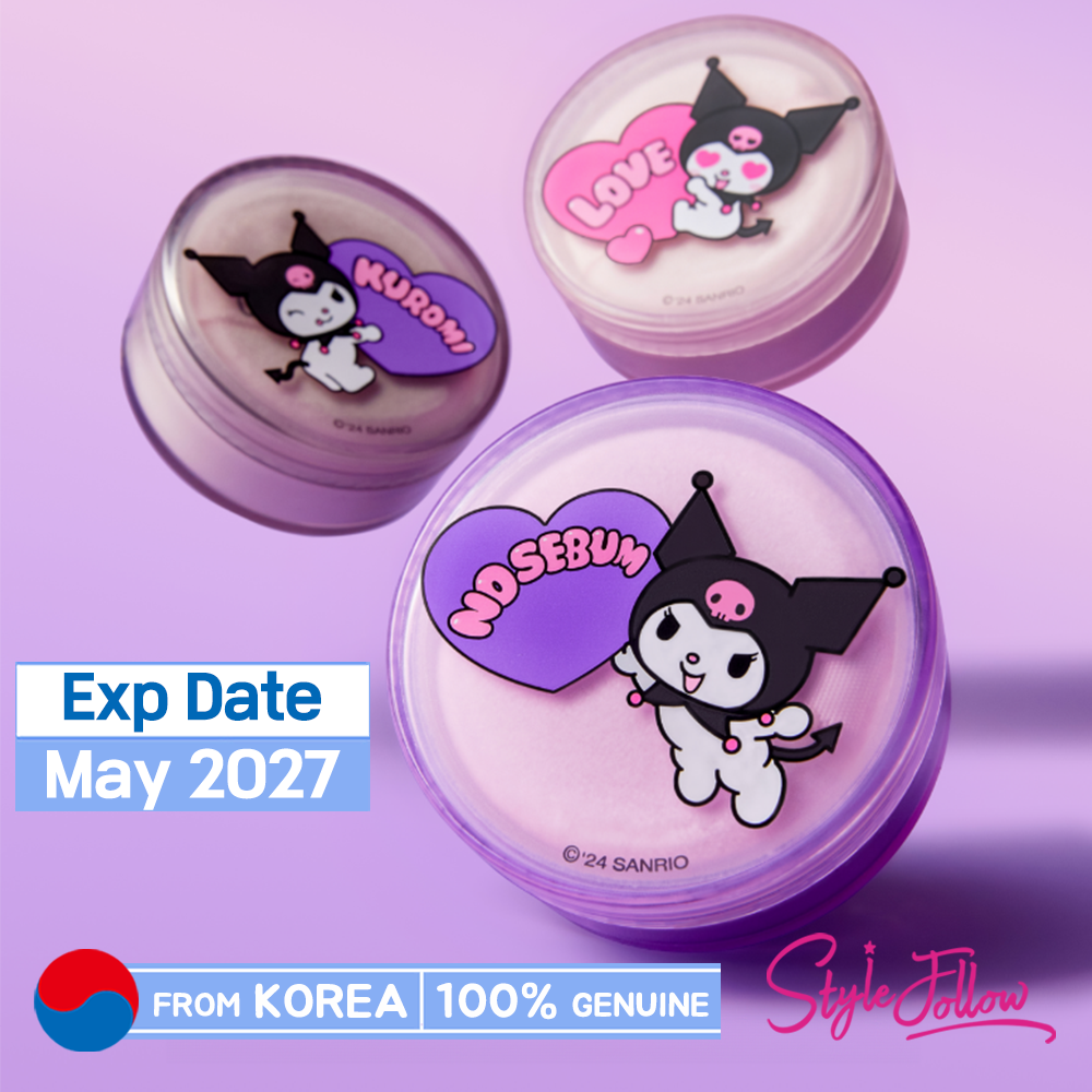 イニスフリー×Lee＆KUROMI INNISFREE x SANRIO KUROMI] No Sebum Mineral Loose Powder 5g