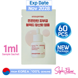 60pcs/60ml❤️[INNISFREE] Black Tea Youth Enhancing Ampoule 1ml (Sample Sachet)