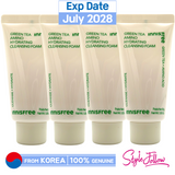 4pcs/120g❤️[INNISFREE] Green Tea Amino Hydrating Cleansing Foam 30g (Sample) - StyleFollow