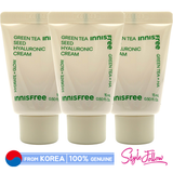 3pcs/45ml❤️[INNISFREE] Green Tea Seed Hyaluronic Cream 15ml (Sample) - StyleFollow