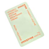 60pcs/60ml❤️[INNISFREE] Vitamin C Green Tea Enzyme Brightening Cream 1ml (Sample Sachet)