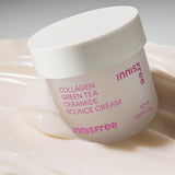 [INNISFREE] Collagen Green Tea Ceramide Bounce Cream 50ml | Just US$24.16! Shop now at StyleFollow