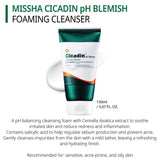 [MISSHA] Cicadin pH Blemish Foaming Cleanser 150ml | Just US$6.47! Shop now at StyleFollow