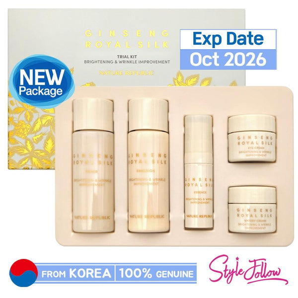 NATURE REPUBLIC GINSENG  SILK20枚セット NATURE REPUBLIC] Ginseng Royal Silk Trial Kit (Include 5 items