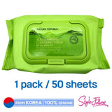 [NATURE REPUBLIC] Jeju Sparkling Cleansing Tissue (1 pack / 50 sheets)